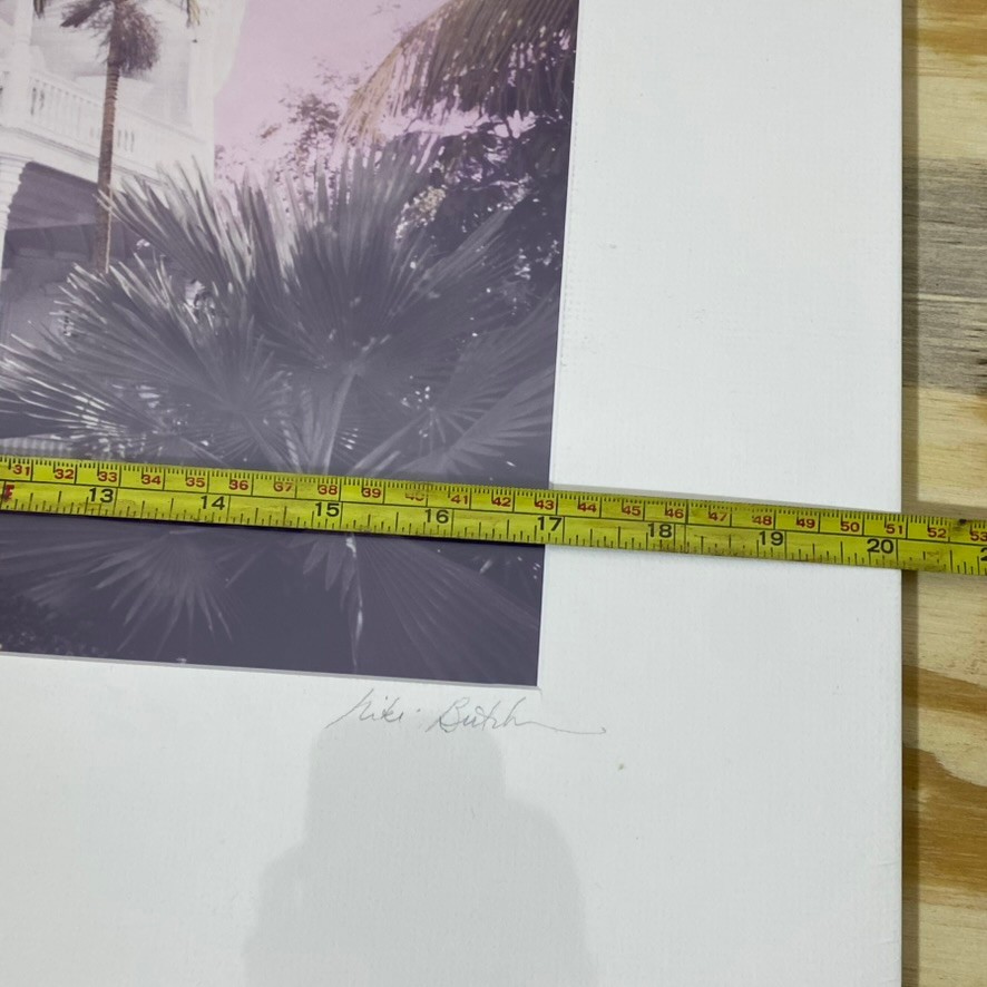 Niki Butcher Key West 1983 Photo Print Signed 41/250 Hand Colored 10×14″ FL Art