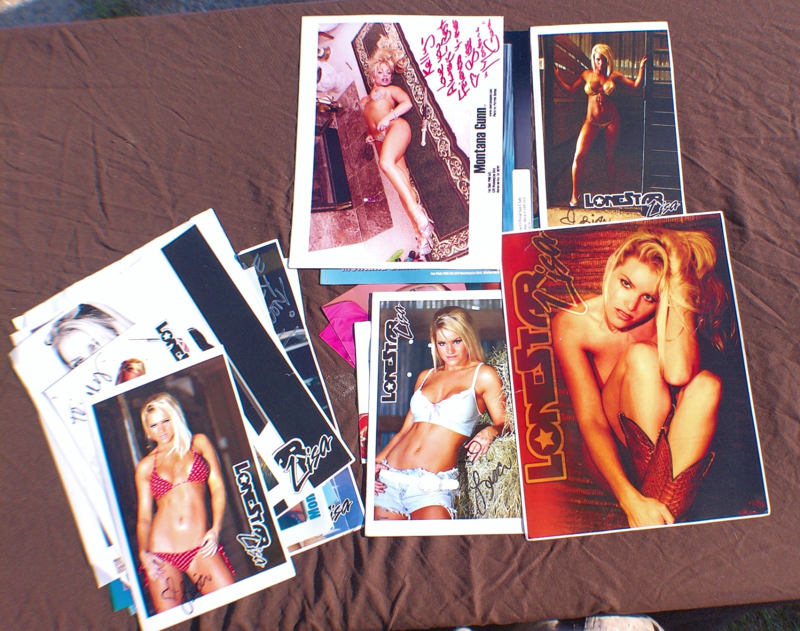 Large lot of Stars signed photos
