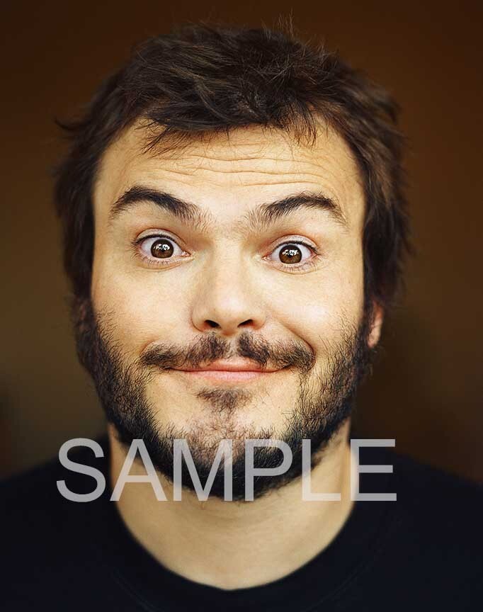 Jack Black – Close-up – Modern Archival Fine Art Print 8.5×11
