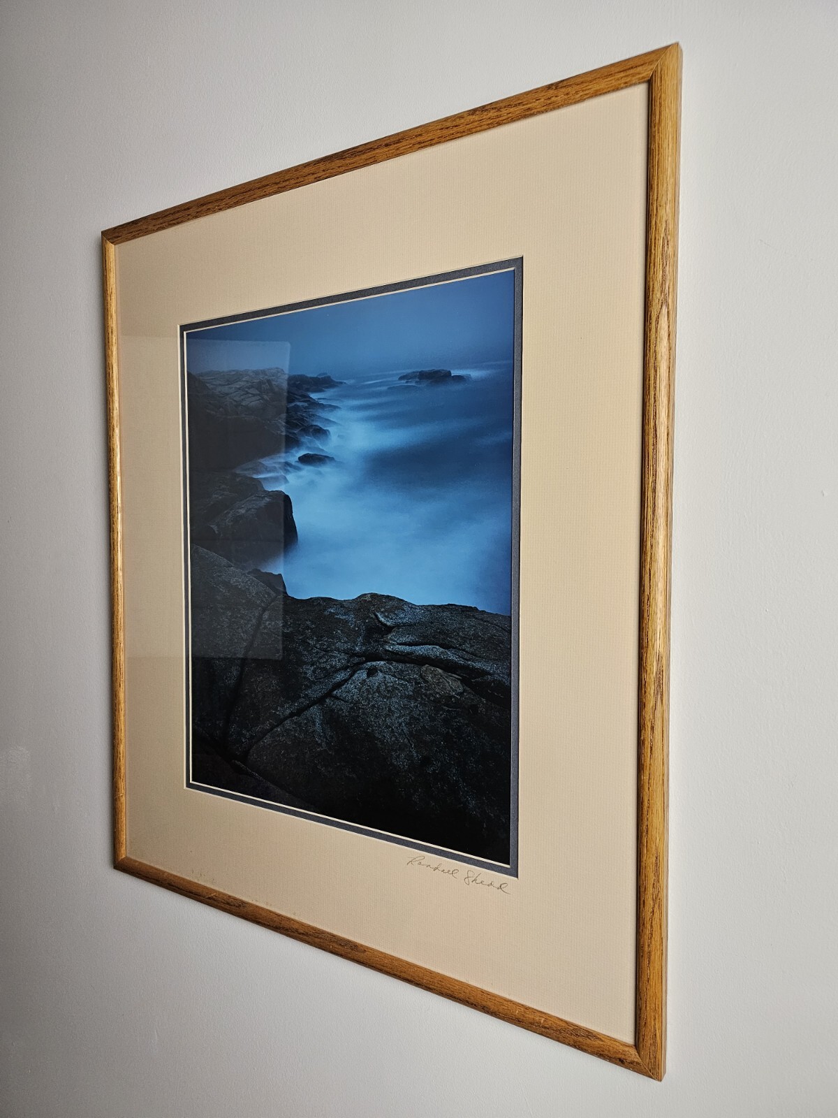 Vintage Signed Randall Shedd 35mm Photograph 29×25 Framed Art, Nova Scotia