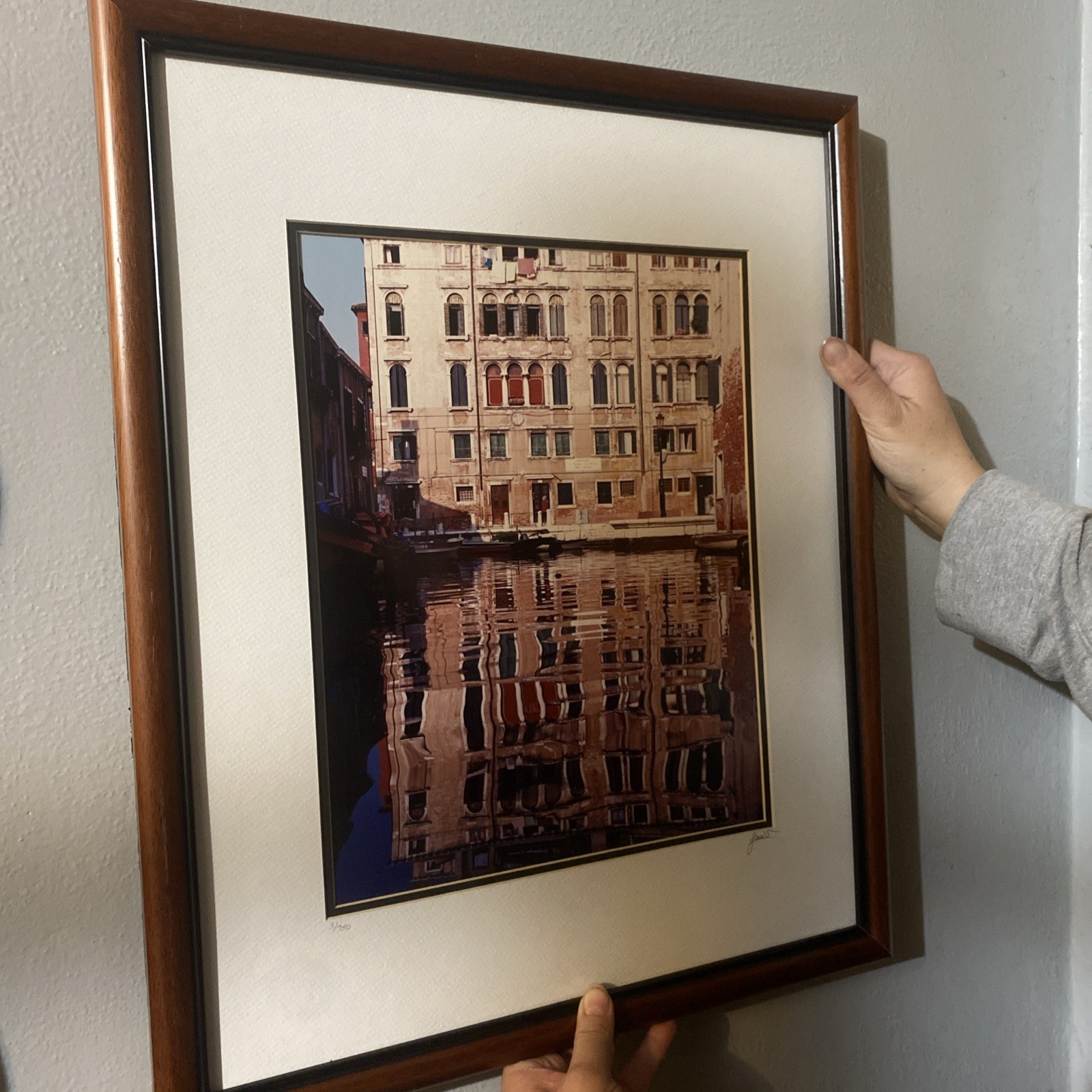 Framed Limited Ed. 11*14 Luciano Fine Art Photography – Venice – Signed