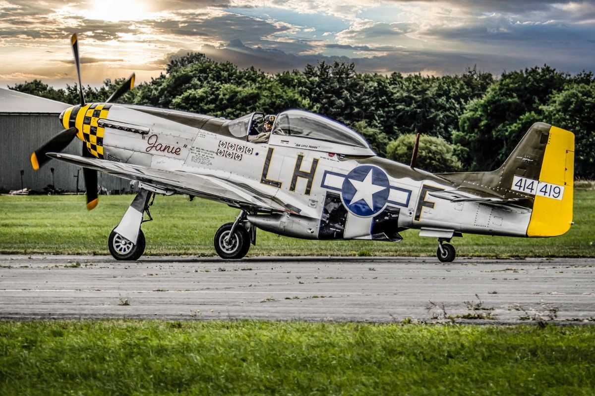 WWII North American P51D Mustang Signed Limited Edition Photographic Print