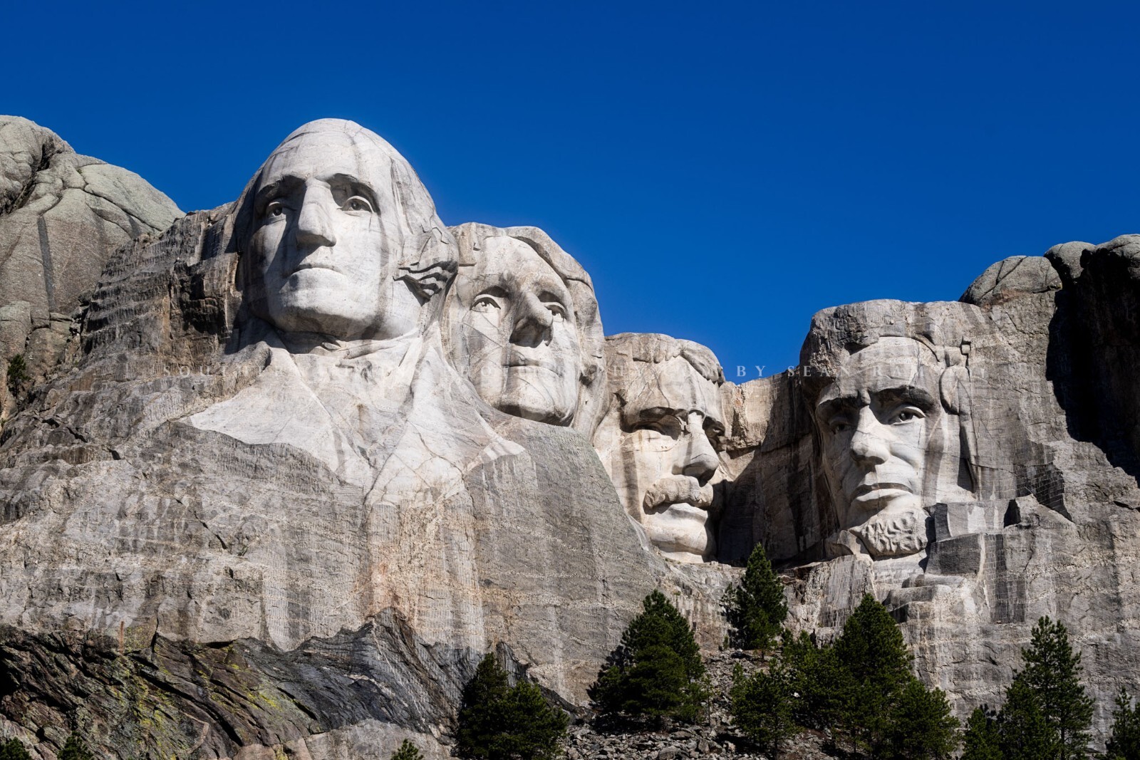 Mount Rushmore Photography Print: South Dakota Black Hills Presidents Picture