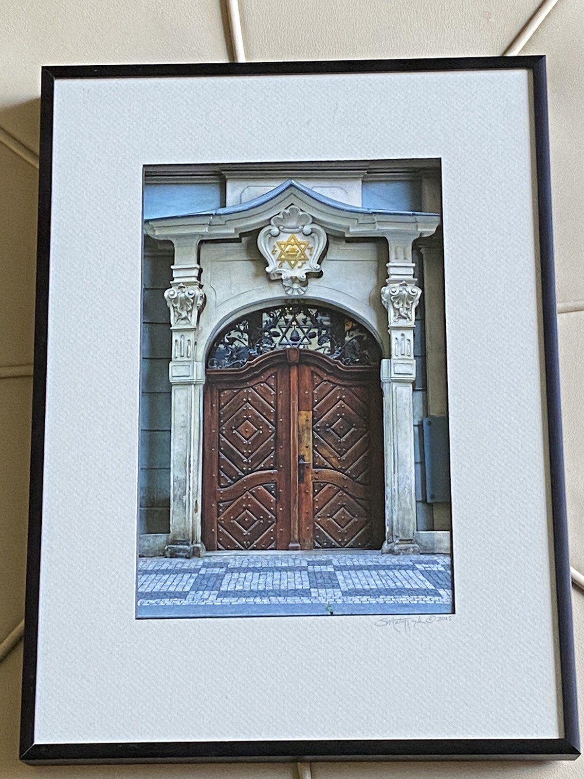 2015 3D Scott E. Matyjaszek Signed Artephax Framed Art Josefov Synagogue