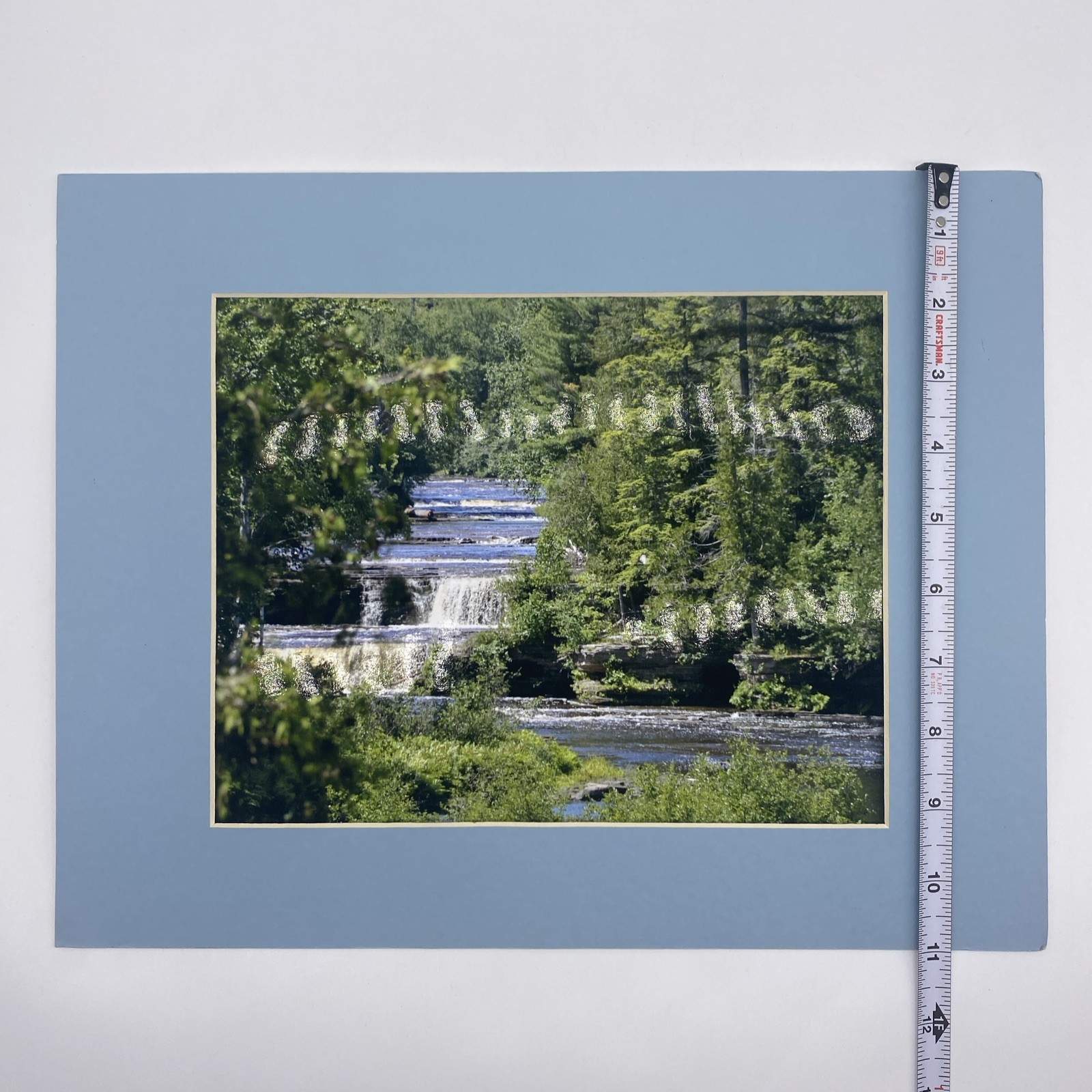 Matted River Forest Landscape Photo Print 11 X 14 Wall Art Gallery Decor