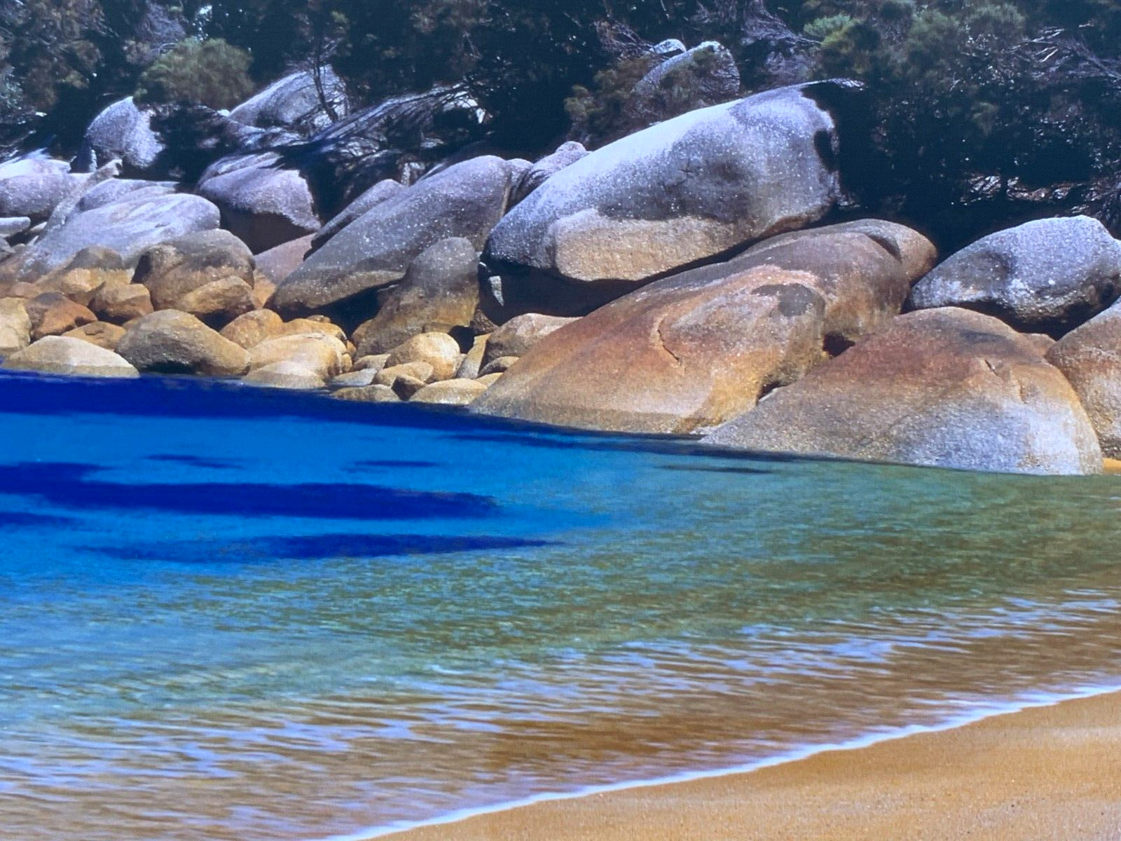 LARGE KEN DUNCAN SIGNED PANORAMIC PHOTOGRAPH REFUGE FOUND SEASCAPE AUSTRALIA COA