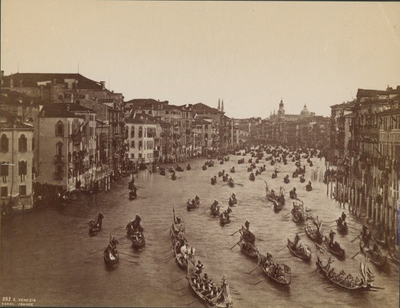 Photo Venezia Venice Veneto, Grand Canal, Gondolas – 10574645