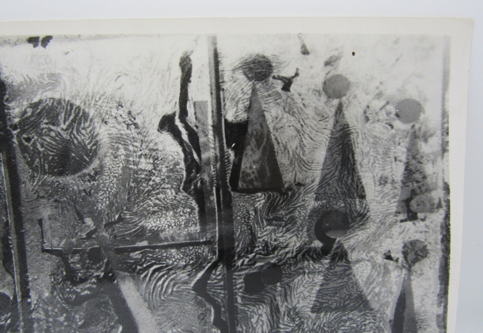 Vintage James Fitzsimmons silver gelatin photograph abstract modernist 8×10″