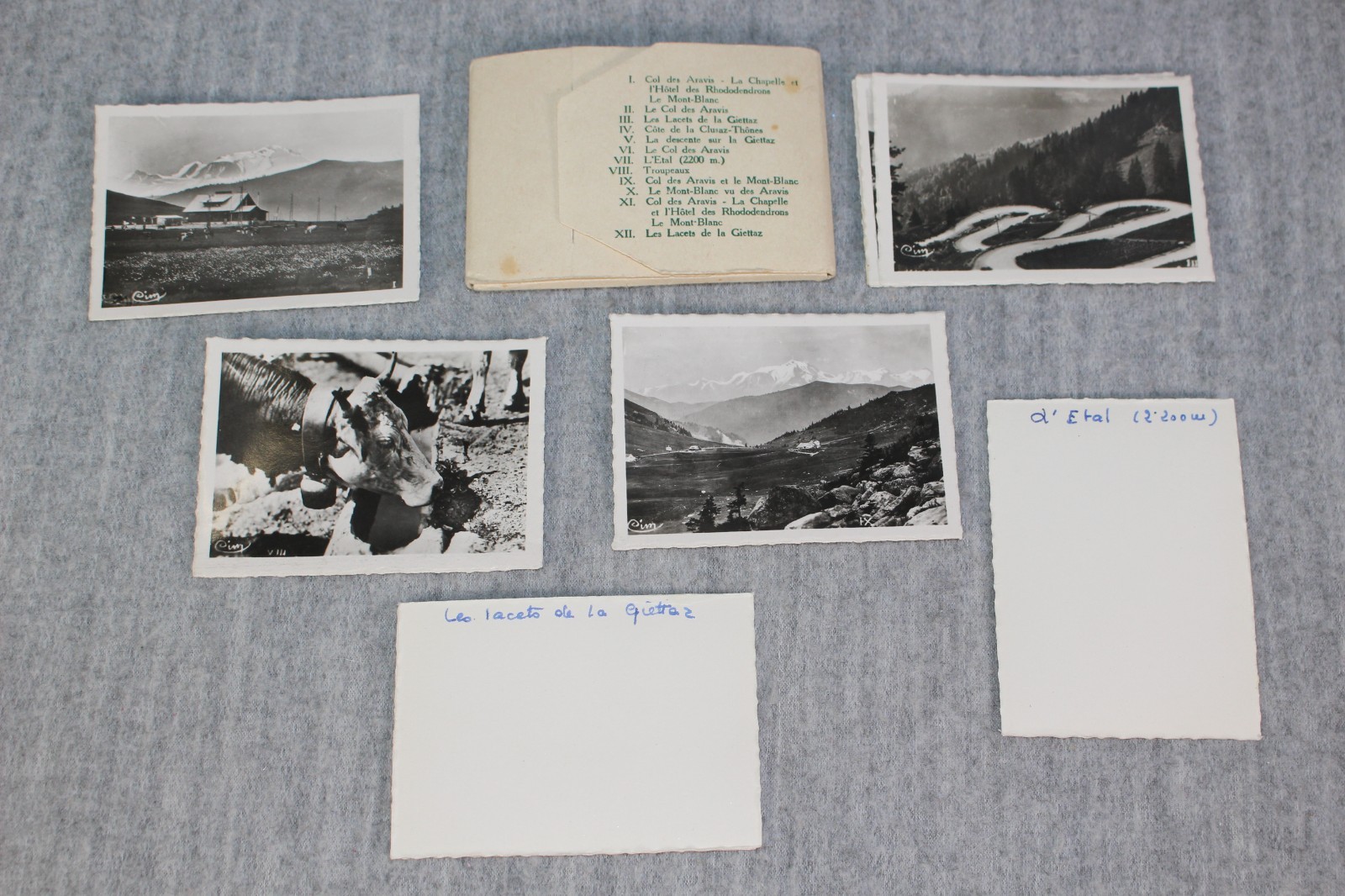 PARIS VINTAGE PHOTOGRAPHS Souvenir Photo Booklet Travel Postcard 1950s Mixed Lot