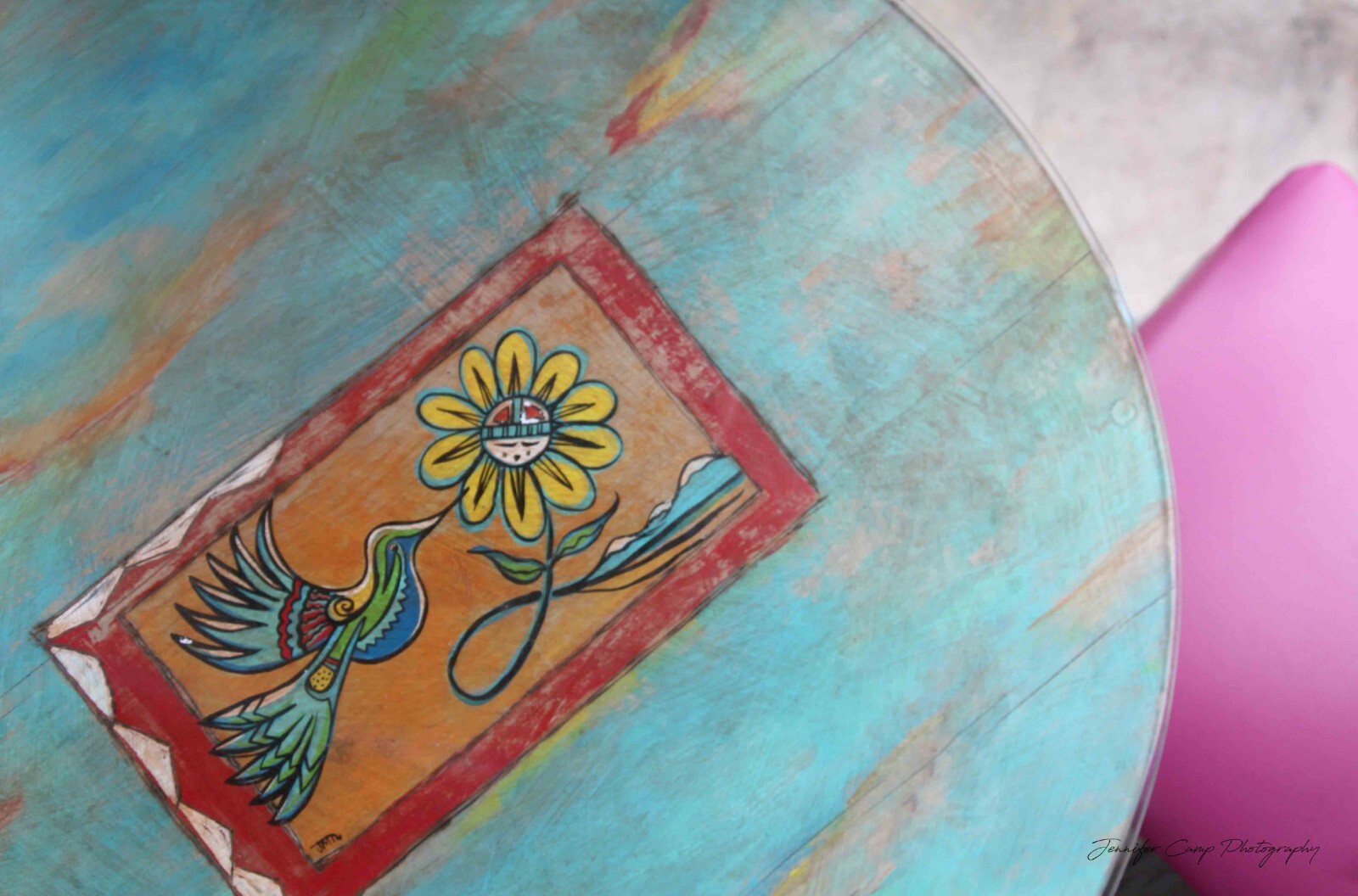 Abstract Artist Blue Table Taos New Mexico – Home Decor, Wall Art Photography,