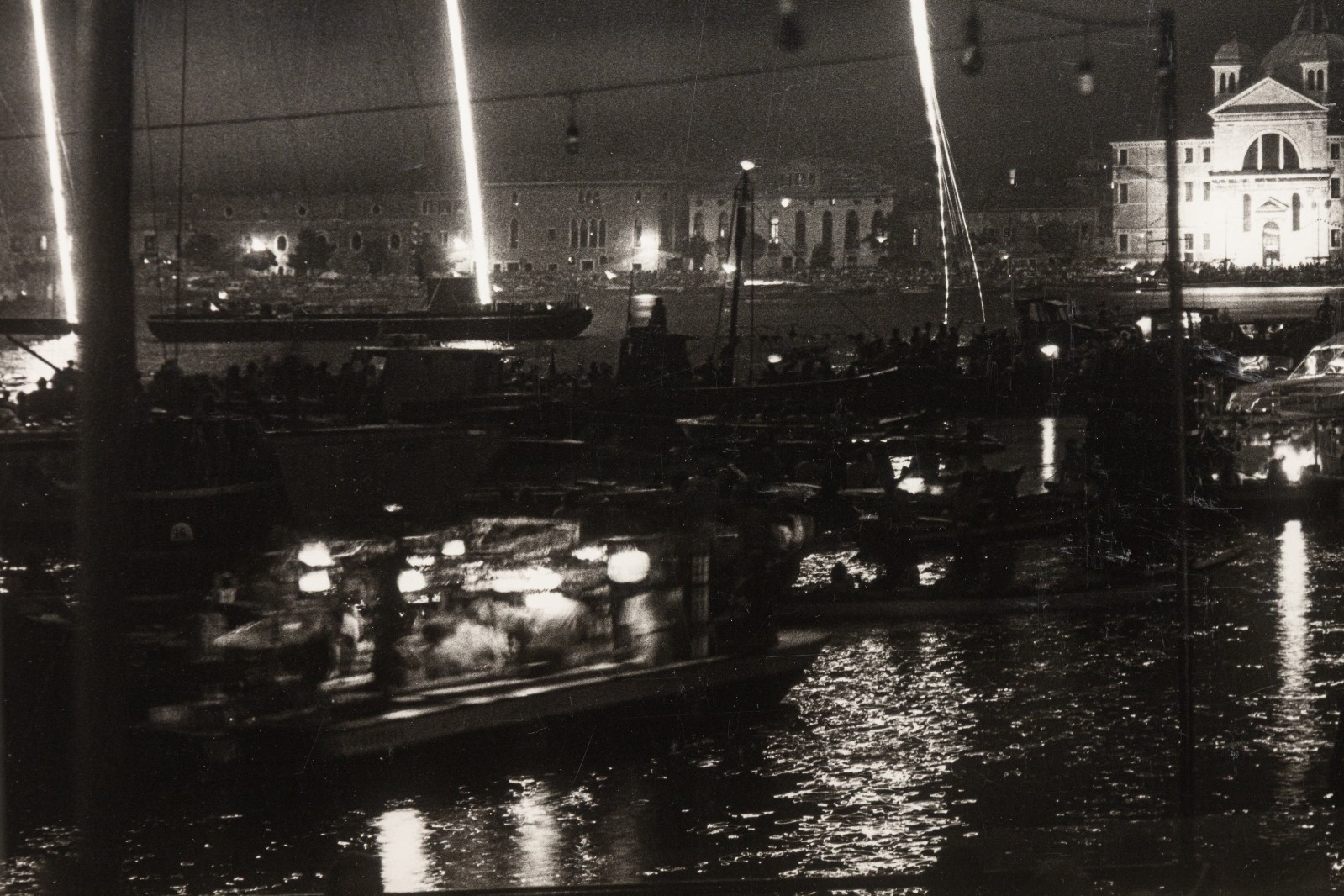 Bruce Cratsley – Venice Fireworks, 1982 Selenium-Toned Gelatin Silver Print