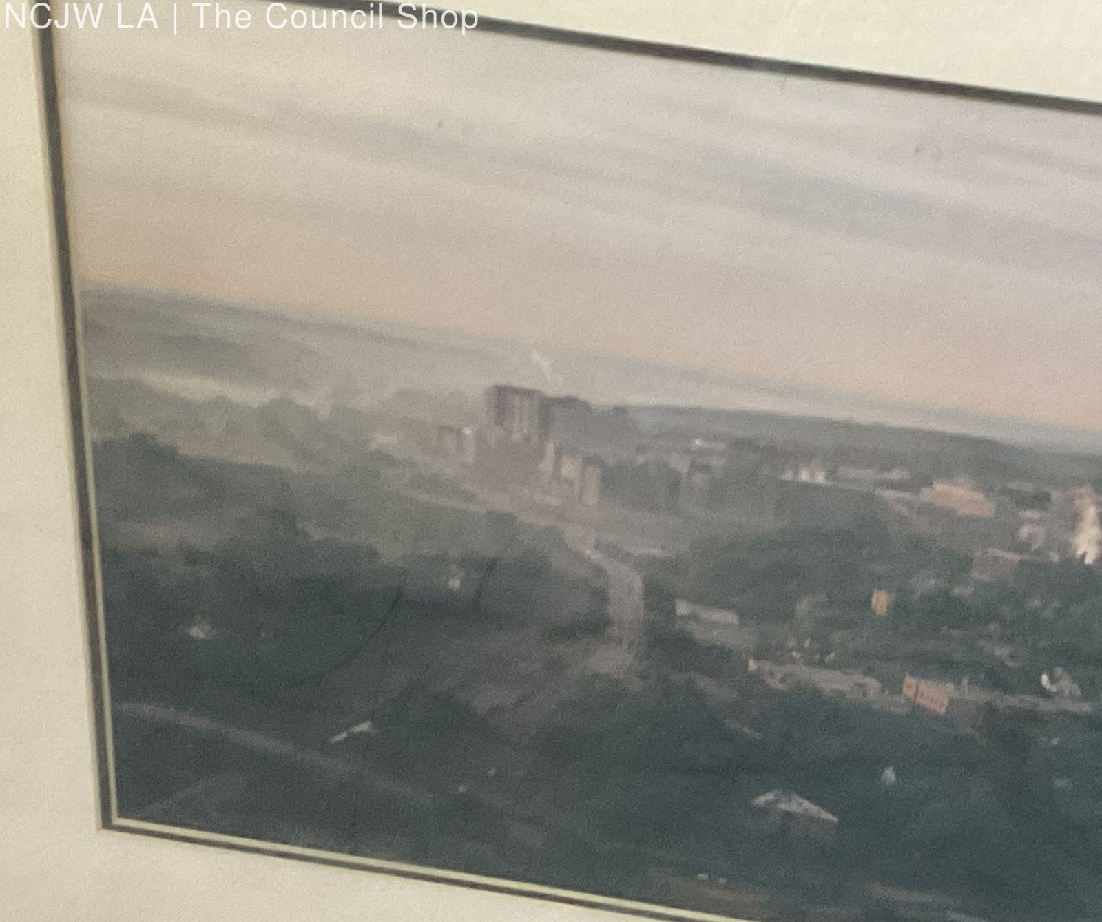Cityscape Highway Heliphoto Framed Photograph Signed By Dale Fisher