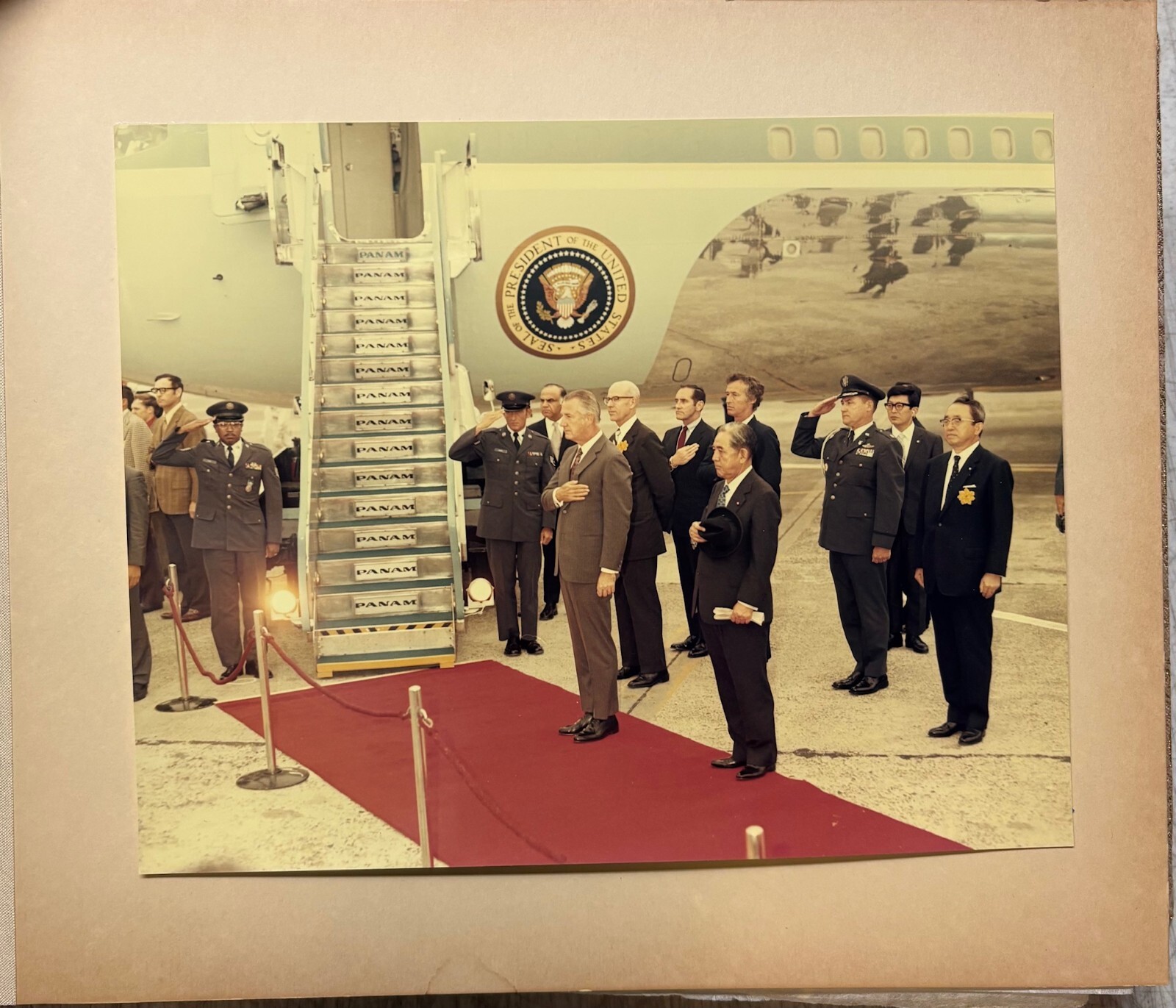 Official 1972 SPIRO AGNEW ‘Okinawa Reversion’ JAPAN UNITED STATES Photo ALBUM