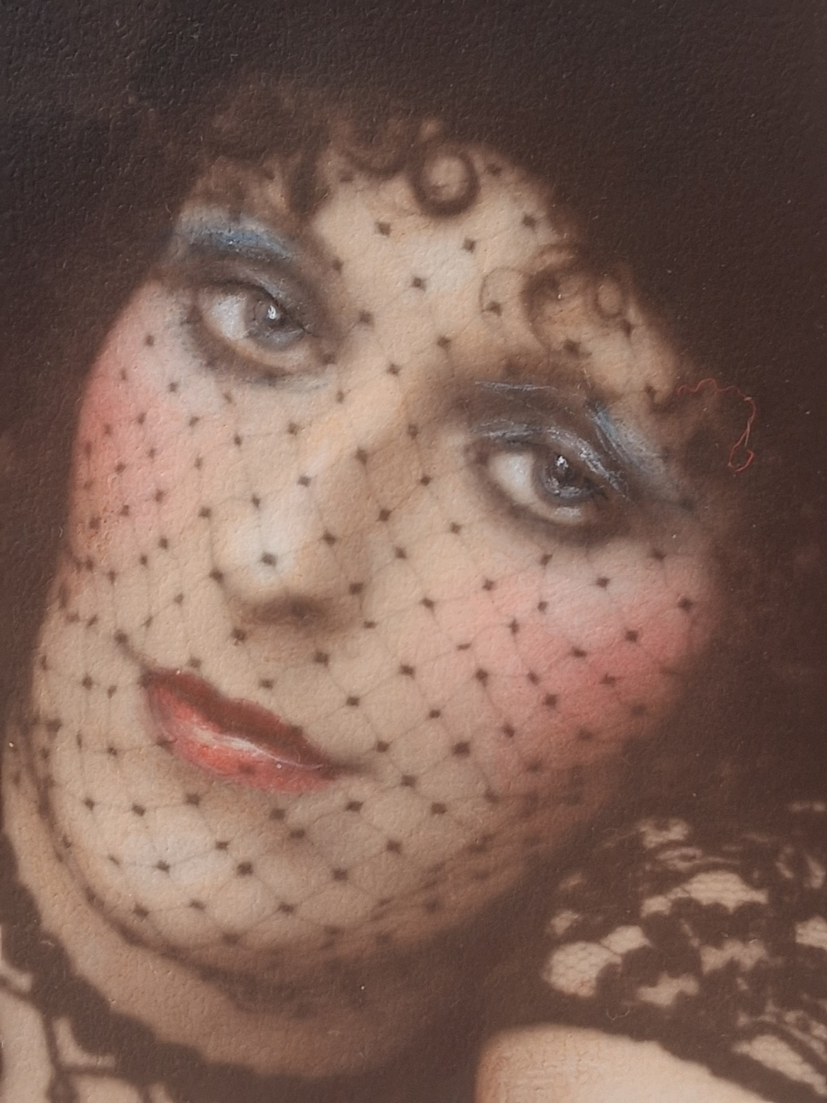 Black Widows Photograph Gary Johnson Signed Oddity Flapper Women Hand Colored