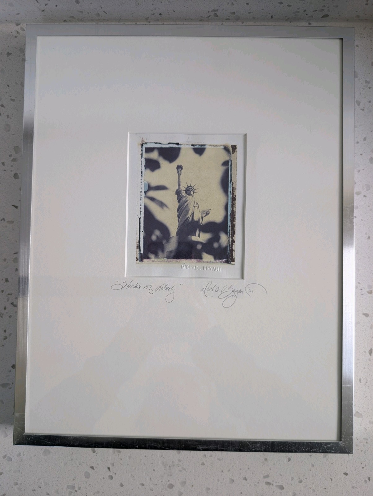 Vintage signed Michael Bryant Photography USA Art, Black & White Set Of 2