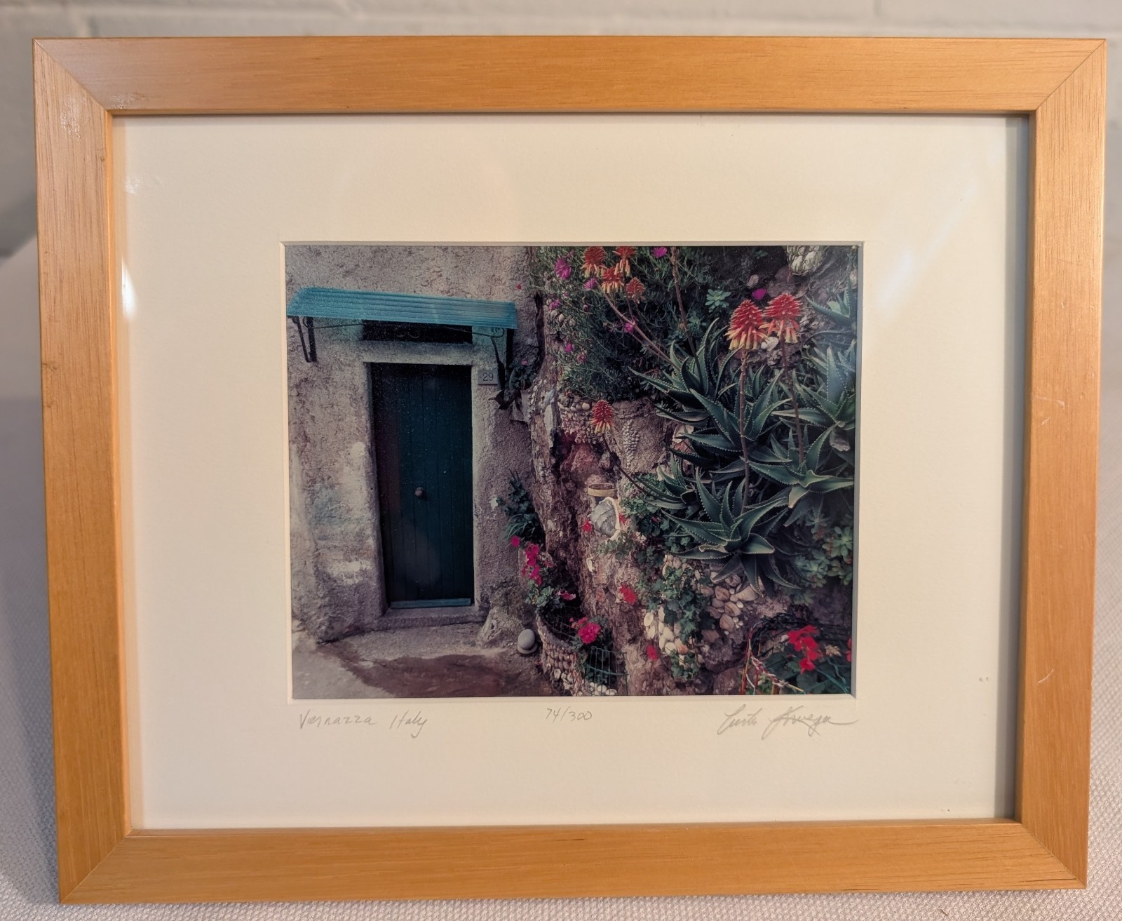 “Vernazza Italy” By Curtis Krueger Signed And Numbered 74/300