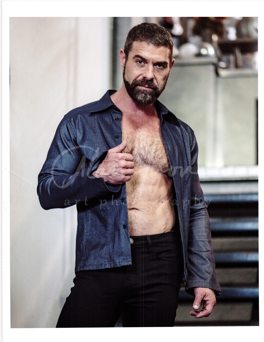 11 X 8.5 Alan Lyon Original Male Photo gay interest (6) Rodney the shirt