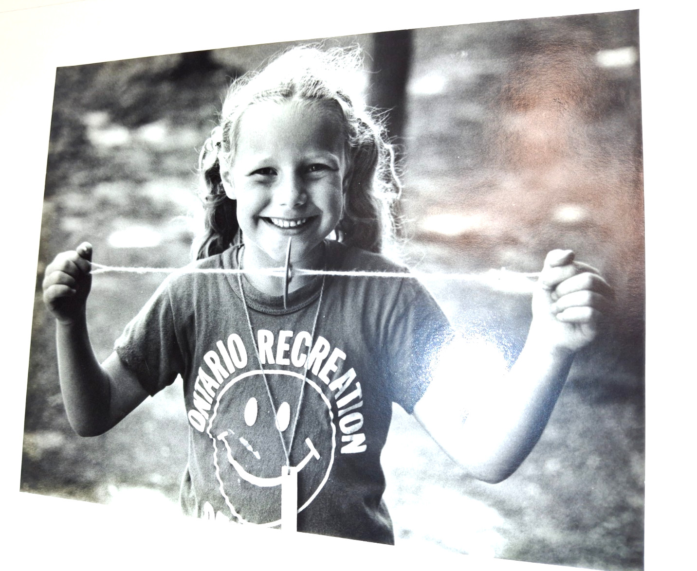 B+W Photography 8″x10″ Kids at Camp 4 Portrait Gelatin Silver Print Vtg Darkroom