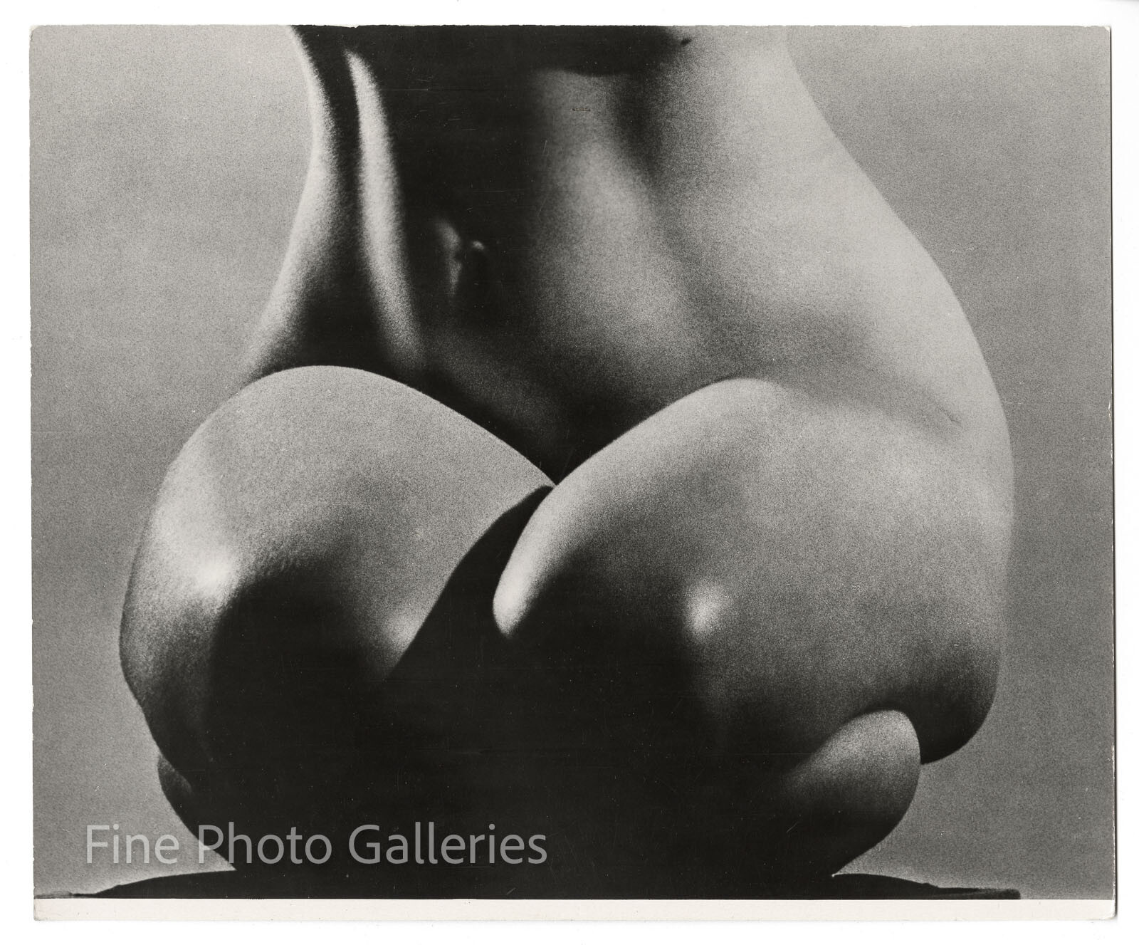 1947 Original KAREL LUDWIG Female Nude SCARCE LARGE FORMAT Silver Gelatin Photo