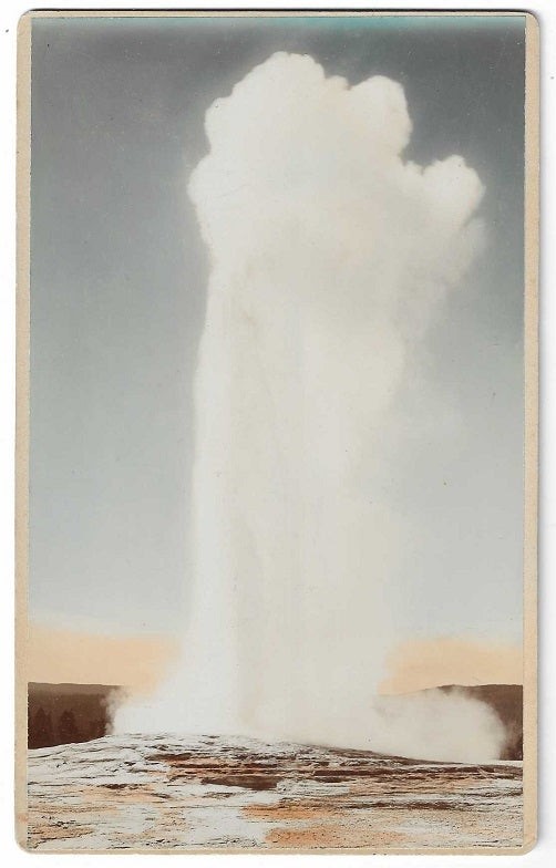 Frank Jay Haynes / Water Color Photographs Hand Painted Yellowstone National