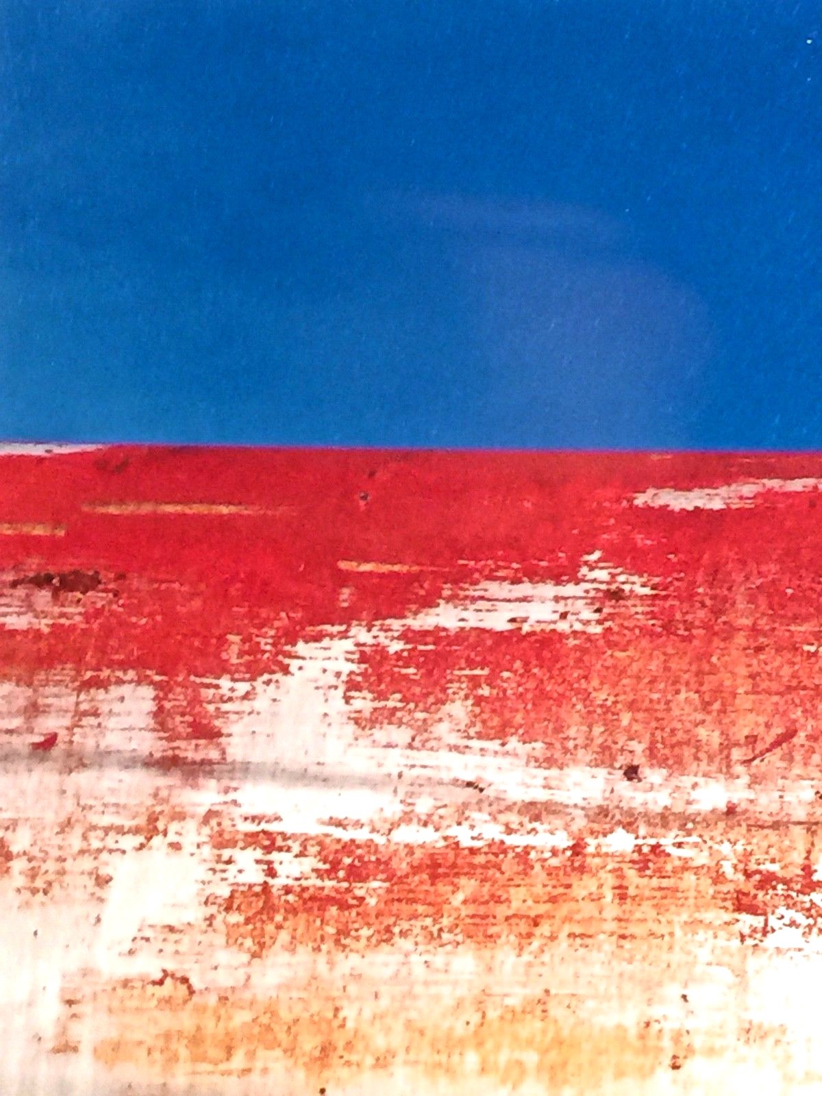 SIGNED VINTAGE ABSTRACT SURREAL MODERNIST STUDY COLOR PHOTOGRAPH