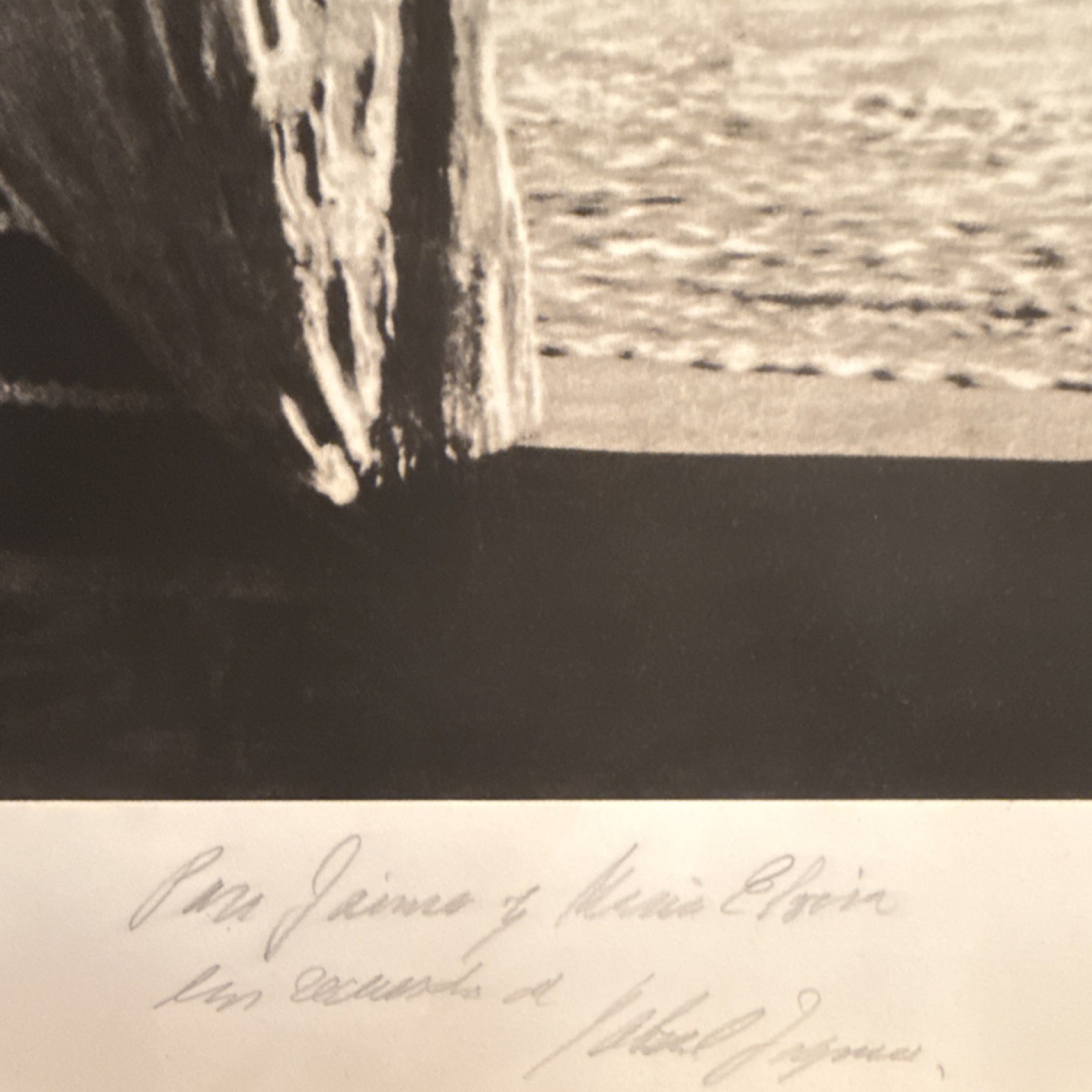 Gabriel Figueroa 1989 Signed Black & White Art Photograph Beach Figures Original