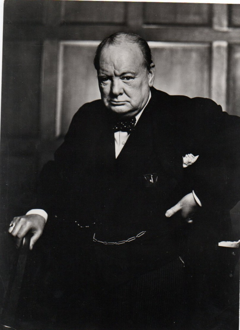 1941 Winston Churchill, “The Roaring Lion” Iconic Photo by Yousuf Karsh