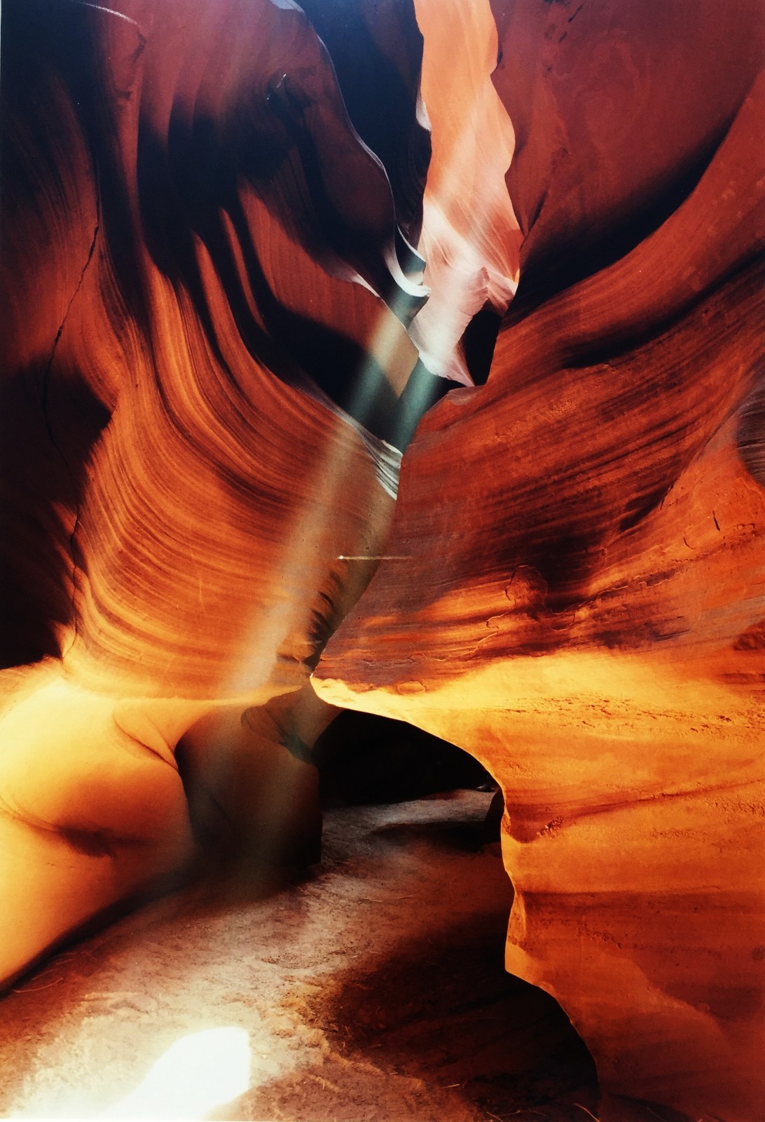 ARIZONA DESERT ANTELOPE SLOT CANYON ROCK ORIG FRAMED FINE ART COLOR PHOTOGRAPH