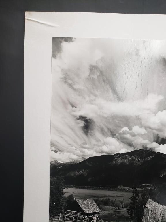 Robert Werling Signed Black & White Photograph “Thunderstorm – Canada” 24×20