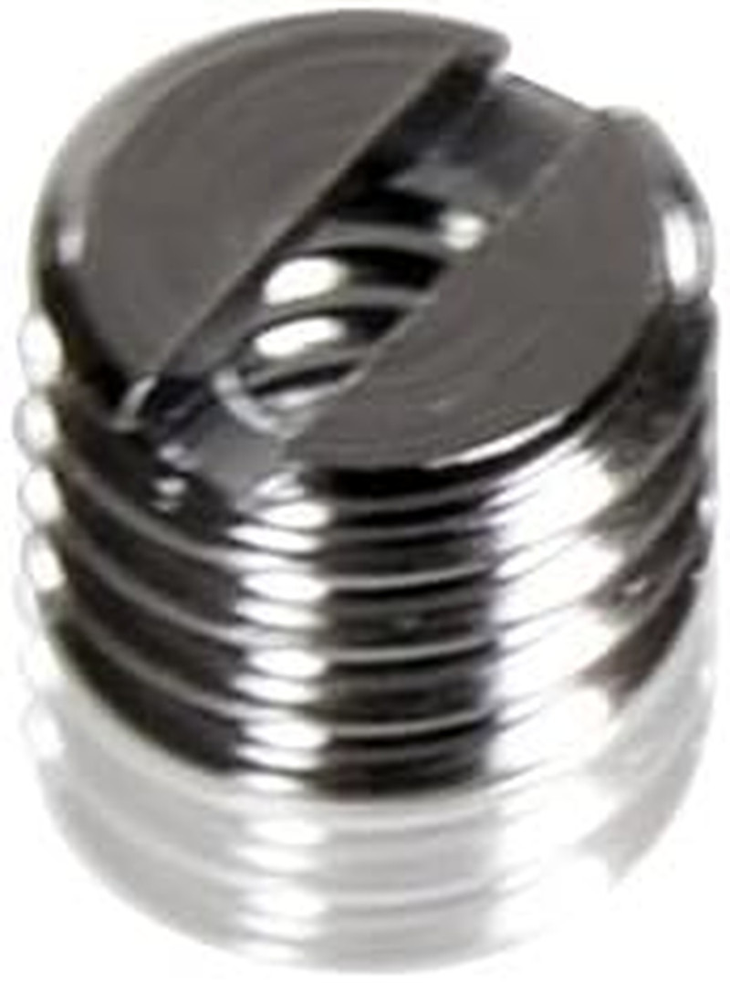 Metal 1/4 Inch to 3/8 Inch Tripod Thread Adapter, Easy Mount Convert Screw Adapt