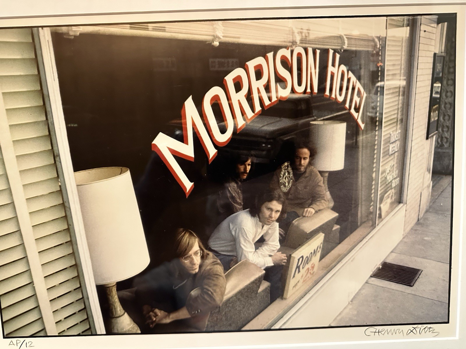 Henry Diltz Morrison Hotel Signed Artist Proof Photo Print Matted & Framed