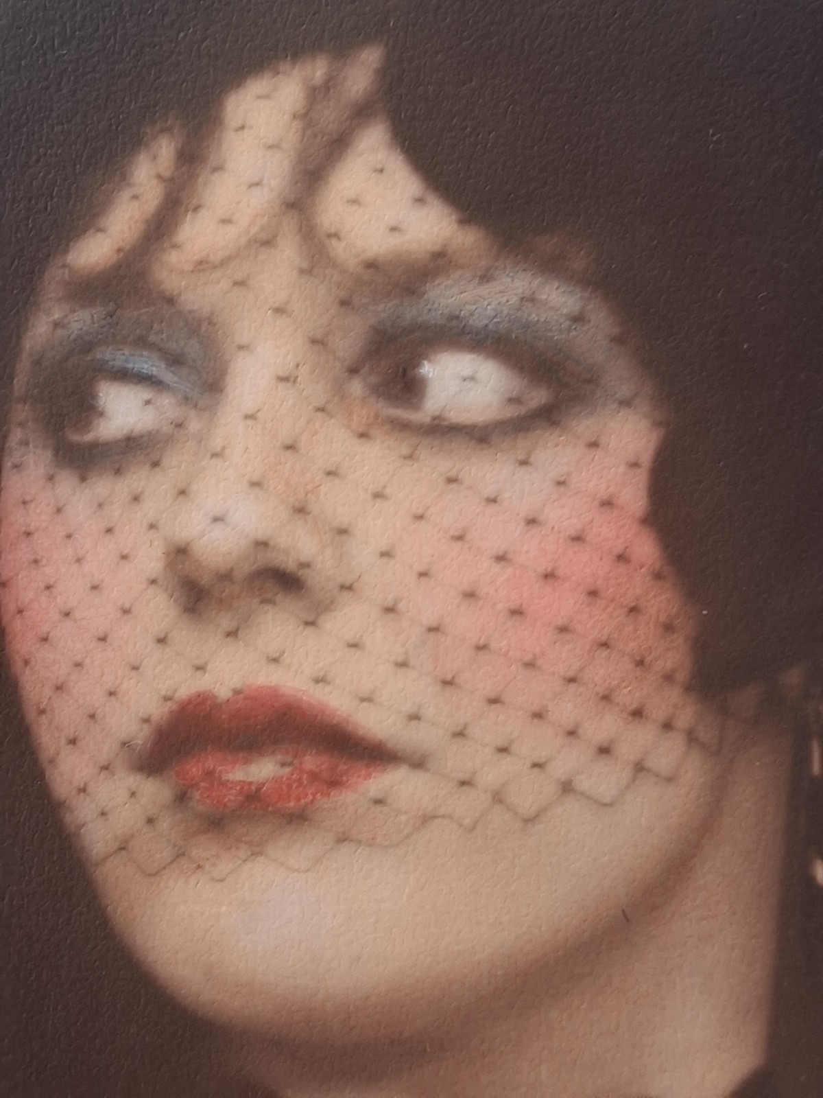 Black Widows Photograph Gary Johnson Signed Oddity Flapper Women Hand Colored