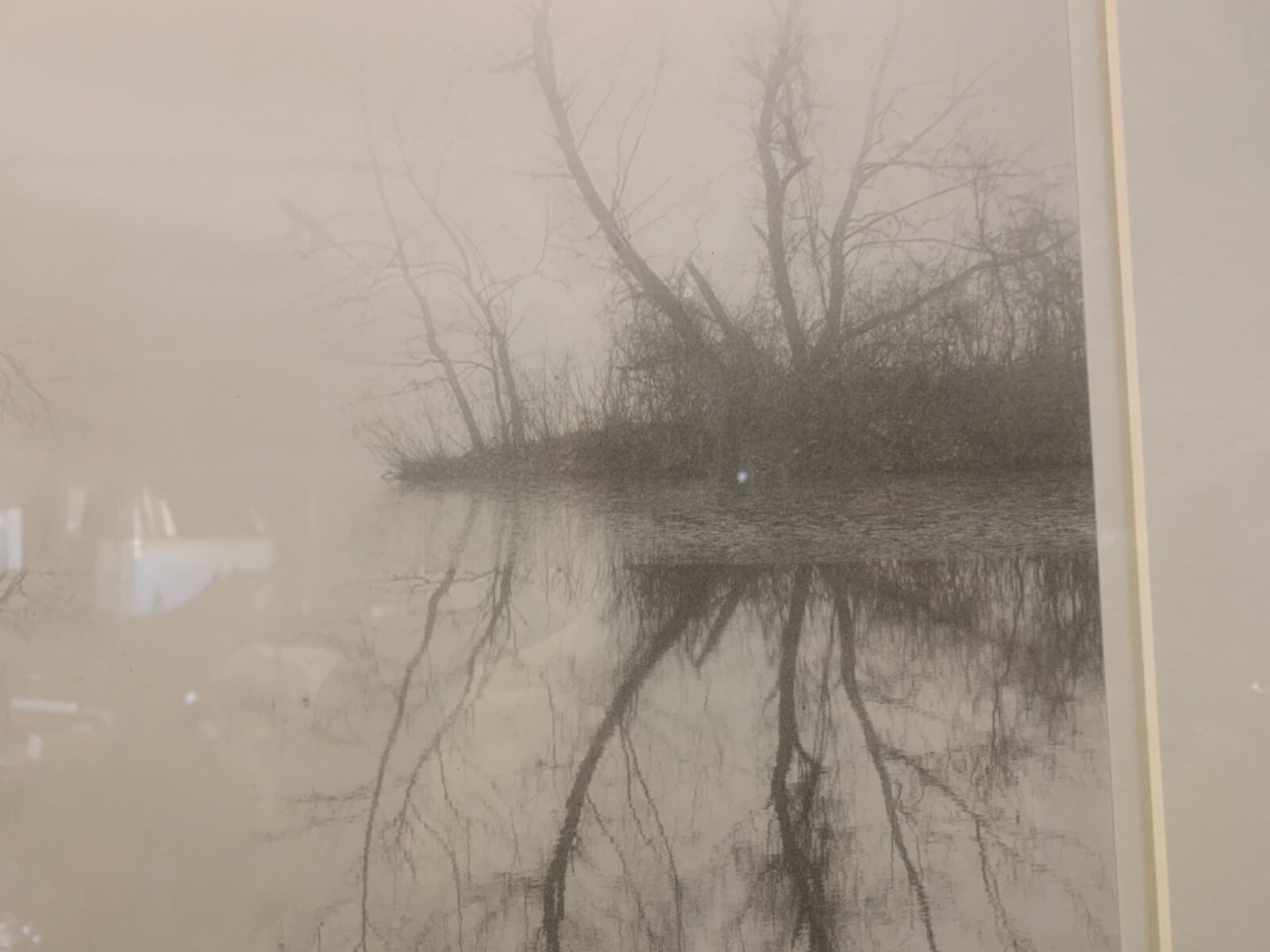 “Refuge Lake Reflections” Orignal Printed Photograph Print Signed Jerome Hawkins