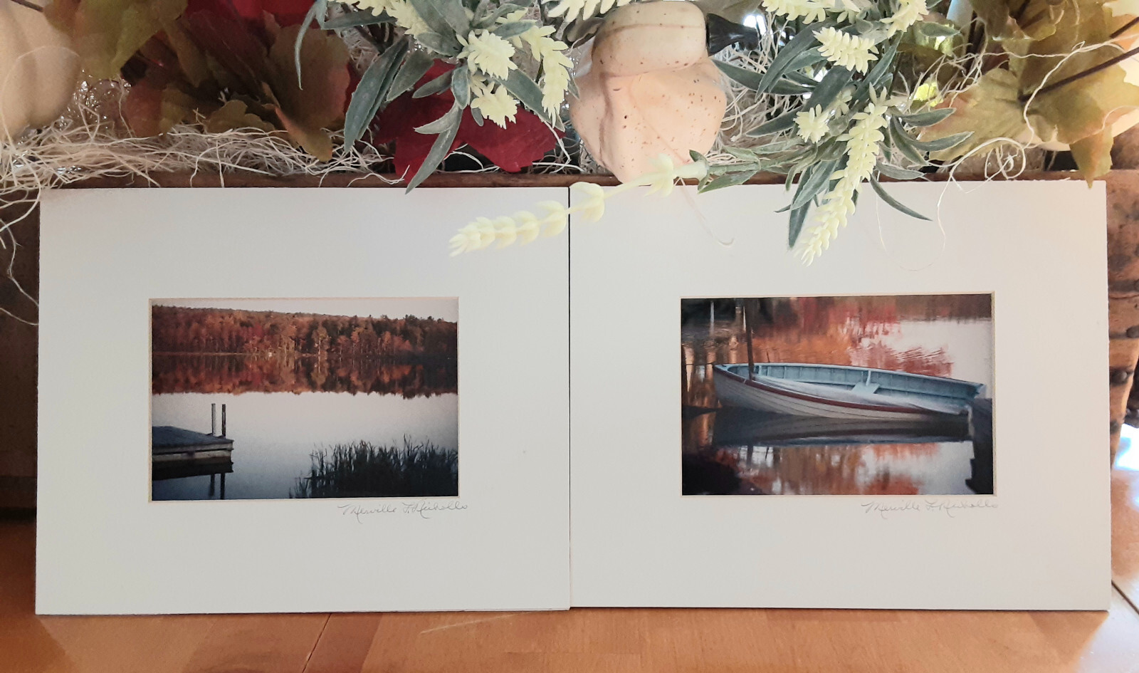 Lakeside Nature Landscapes Set of 2 – 4 x 6 Original Photos -Signed by Artist