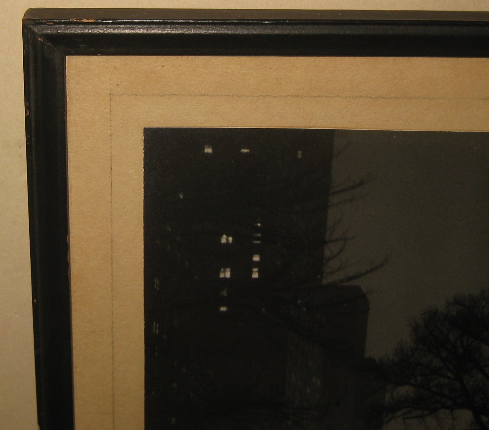 Original PAUL LEWIS ANDERSON ‘Central Park’ Winter NEW YORK CITY Gelatin PHOTO