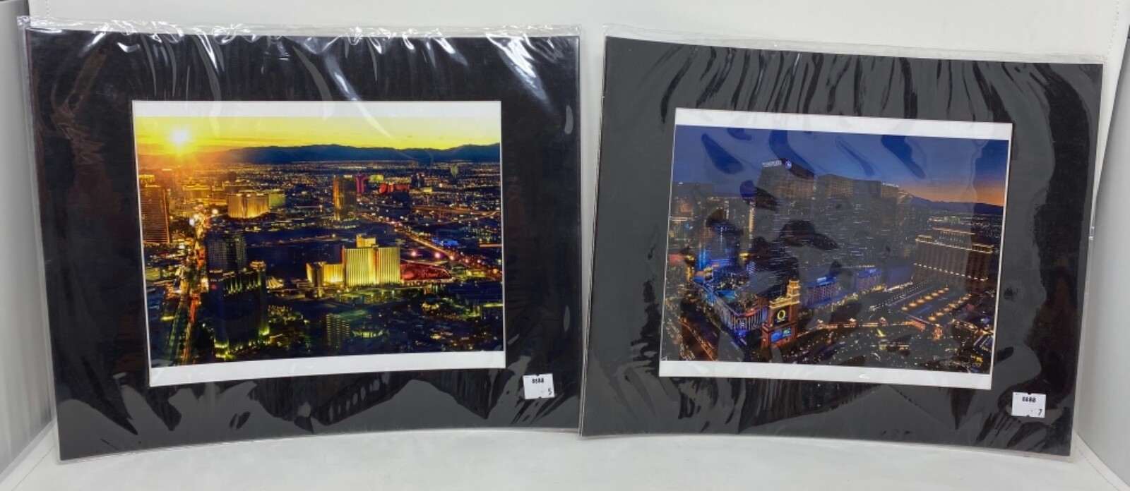 Various Las Vegas Cityscape Framed Photographs