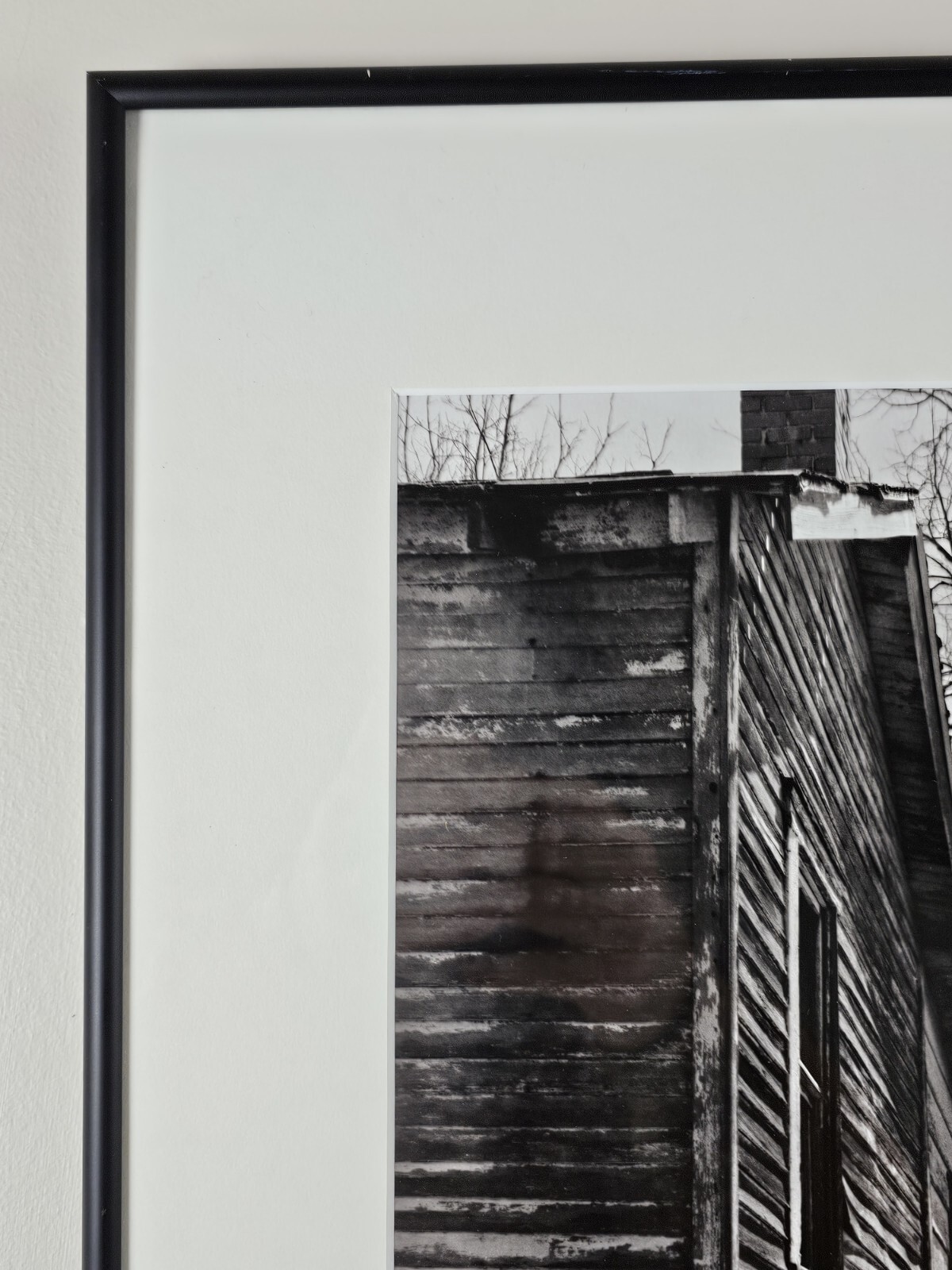 Original Signed John Bower 35mm Fine Art B&W Photograph 20×16 Framed Midwest Art