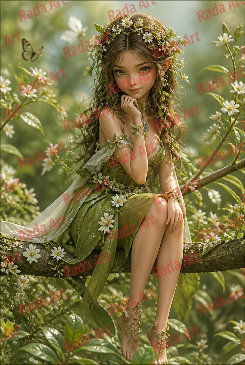 Digital Photo Picture Art Ai Background Wallpaper for Desktop or Phone 3D Fairy