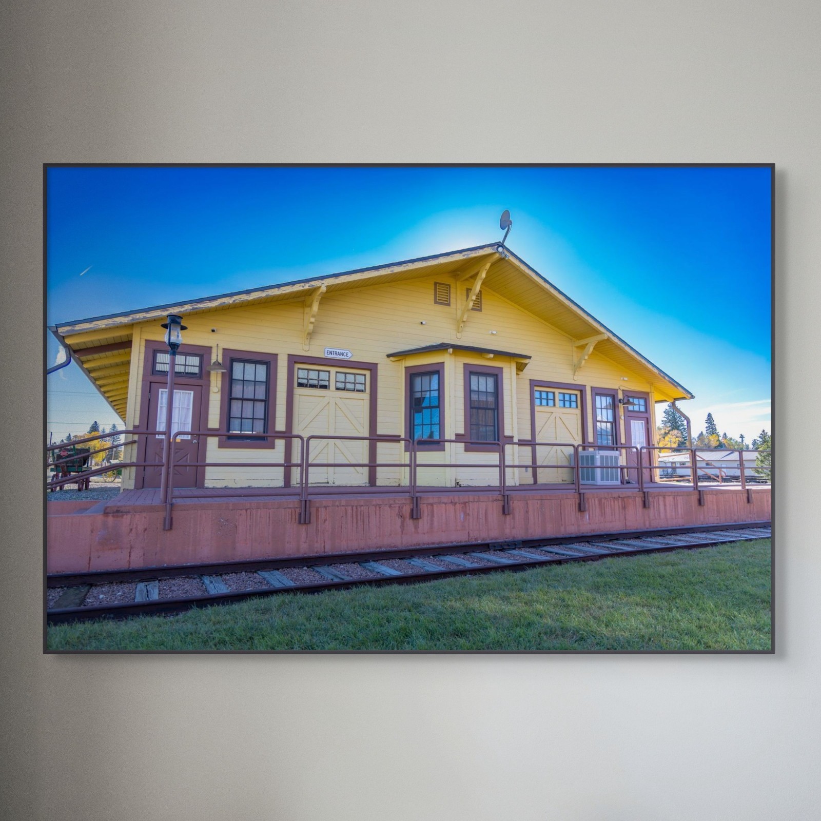 13×19 Fine Art Photography Print – Westcliffe Station – Archival Photo Paper