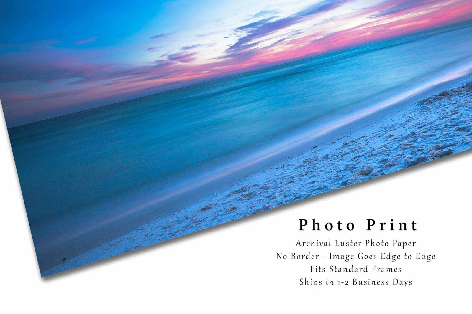 Gulf Coast Beach Sunset Destin Florida Coastal Seascape Photography Print