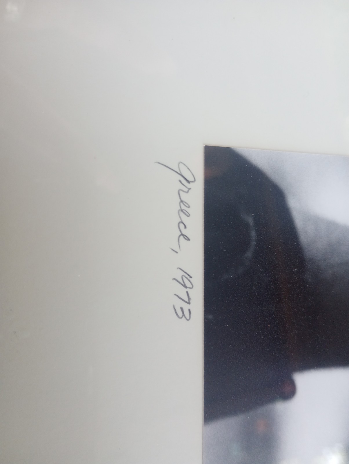 Signed Walker Evans “Greece 1973”