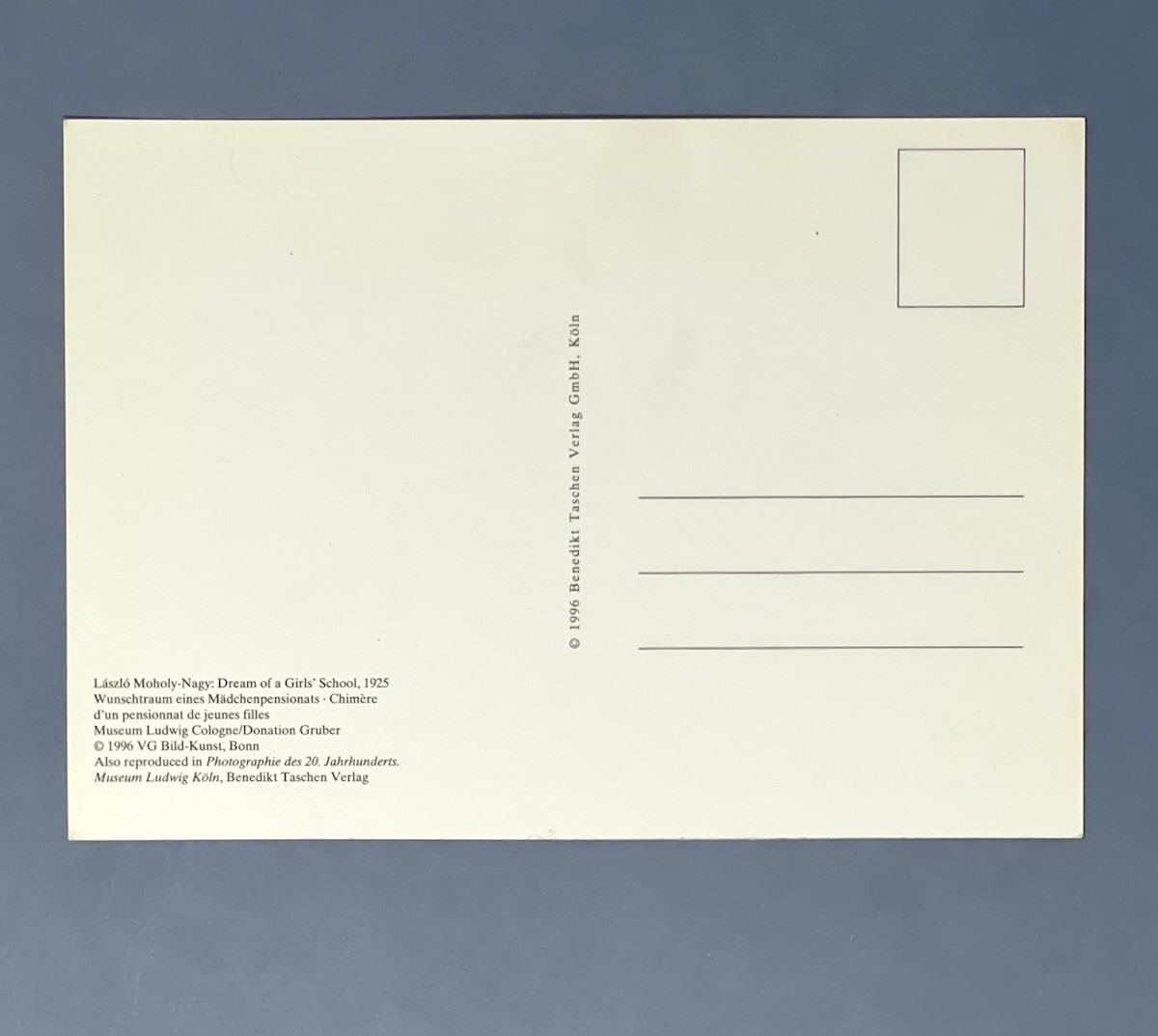 László Moholy-Nagy Art Photo Print Card 4.5”x6” Dream Of A Girls School