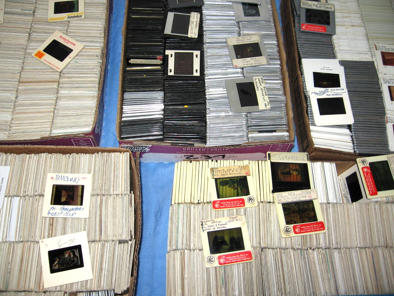 Vtg Lot 3100 35mm Film Slides Art Landmarks People Travel Europe Antiquities