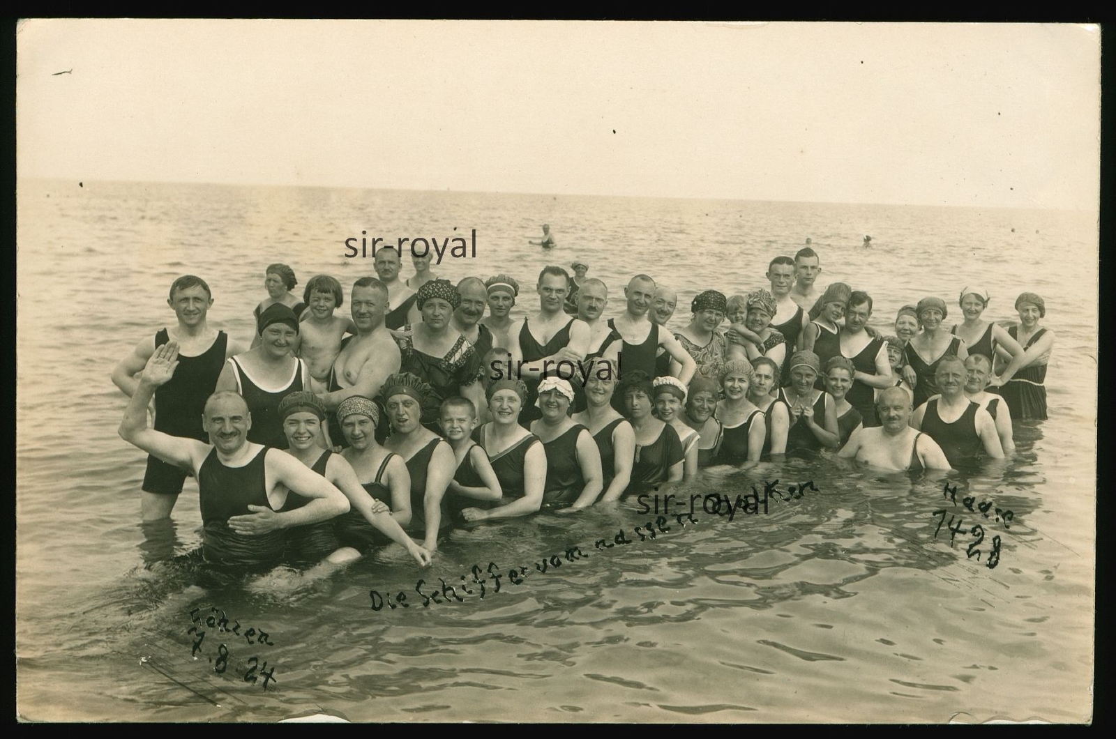 Göhren Rügen 1924 – Swimwear Beach 1920s – Photo 14x9cm