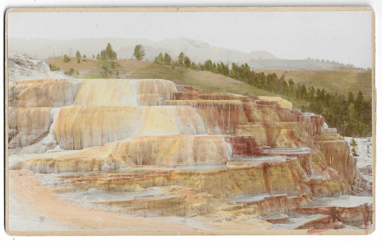 Frank Jay Haynes / Water Color Photographs Hand Painted Yellowstone National