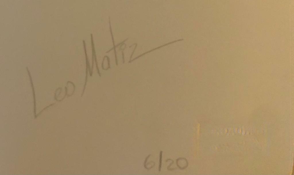 Photograph of María Félix by Colombian photographer Leo Matiz. Original Signed