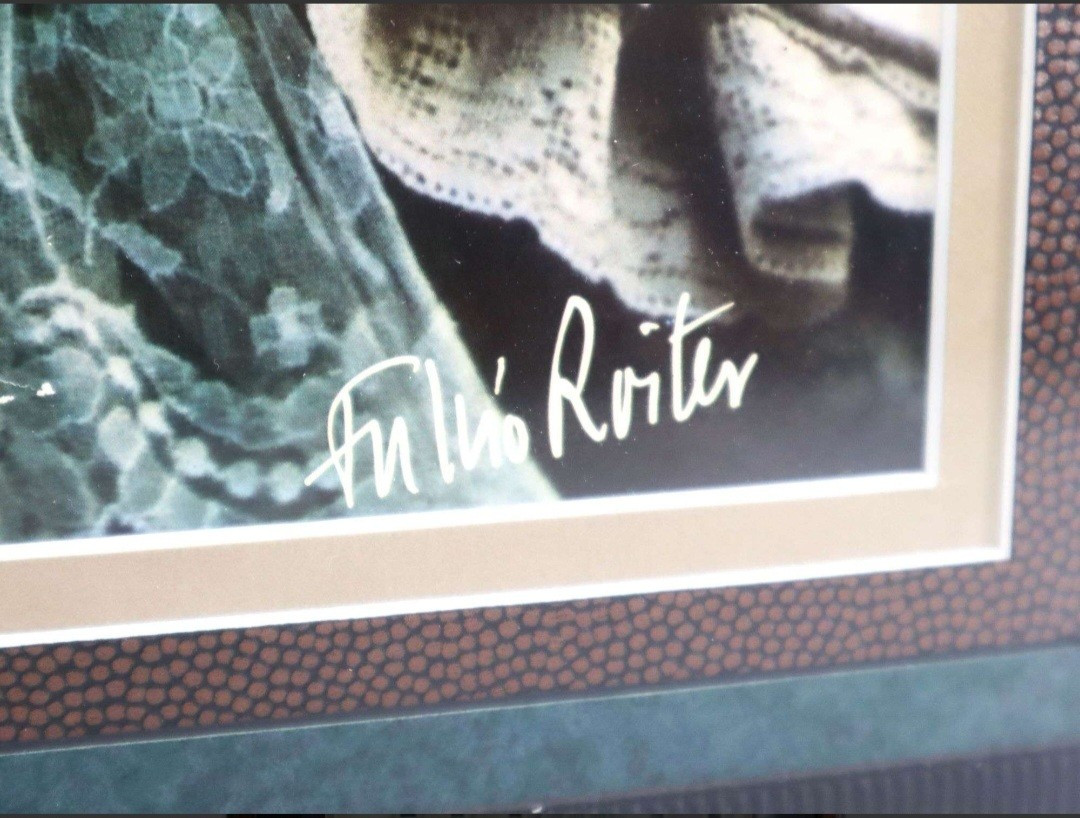 Fulvio Roiter (Italian 1926-2016) Venice Carnival Signed Photograph Framed 33×27