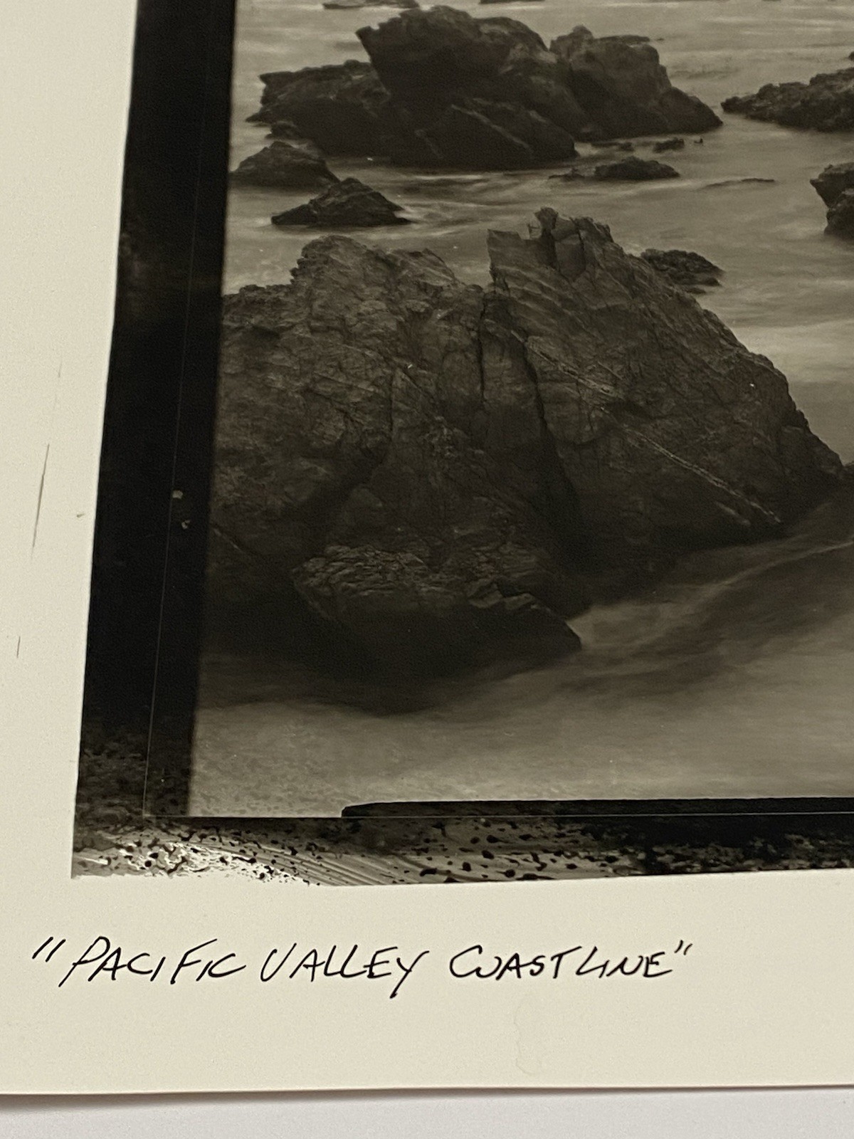 Jim Fitzgerald Pacific Valley Coastline Signed Photograph Carbon Transfer