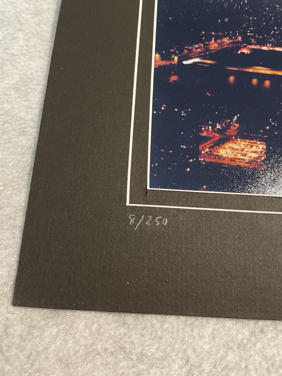 Signed Numbered Photograph, Downtown Fireworks, Chicago IL, By James Rasmussen