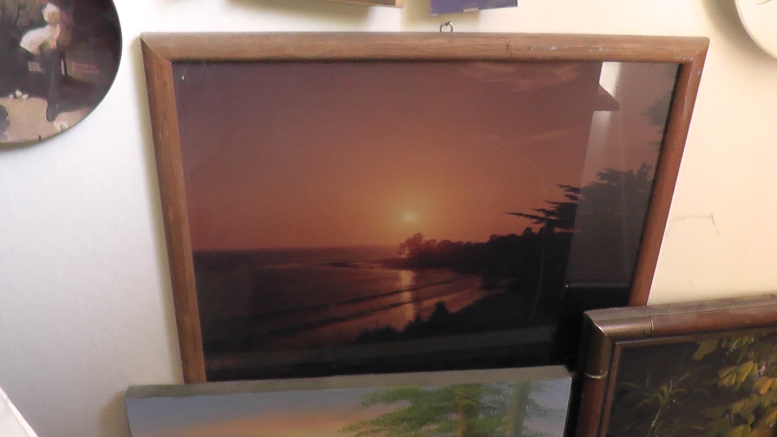 sunset vintage art photo 12×10
